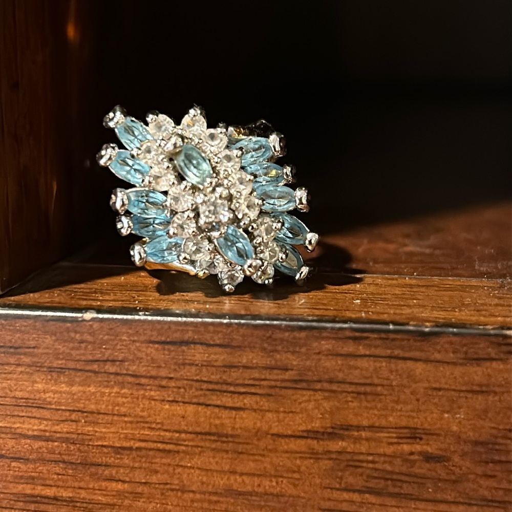 Blue Ring.  6 1/2 - Picture 3 of 17